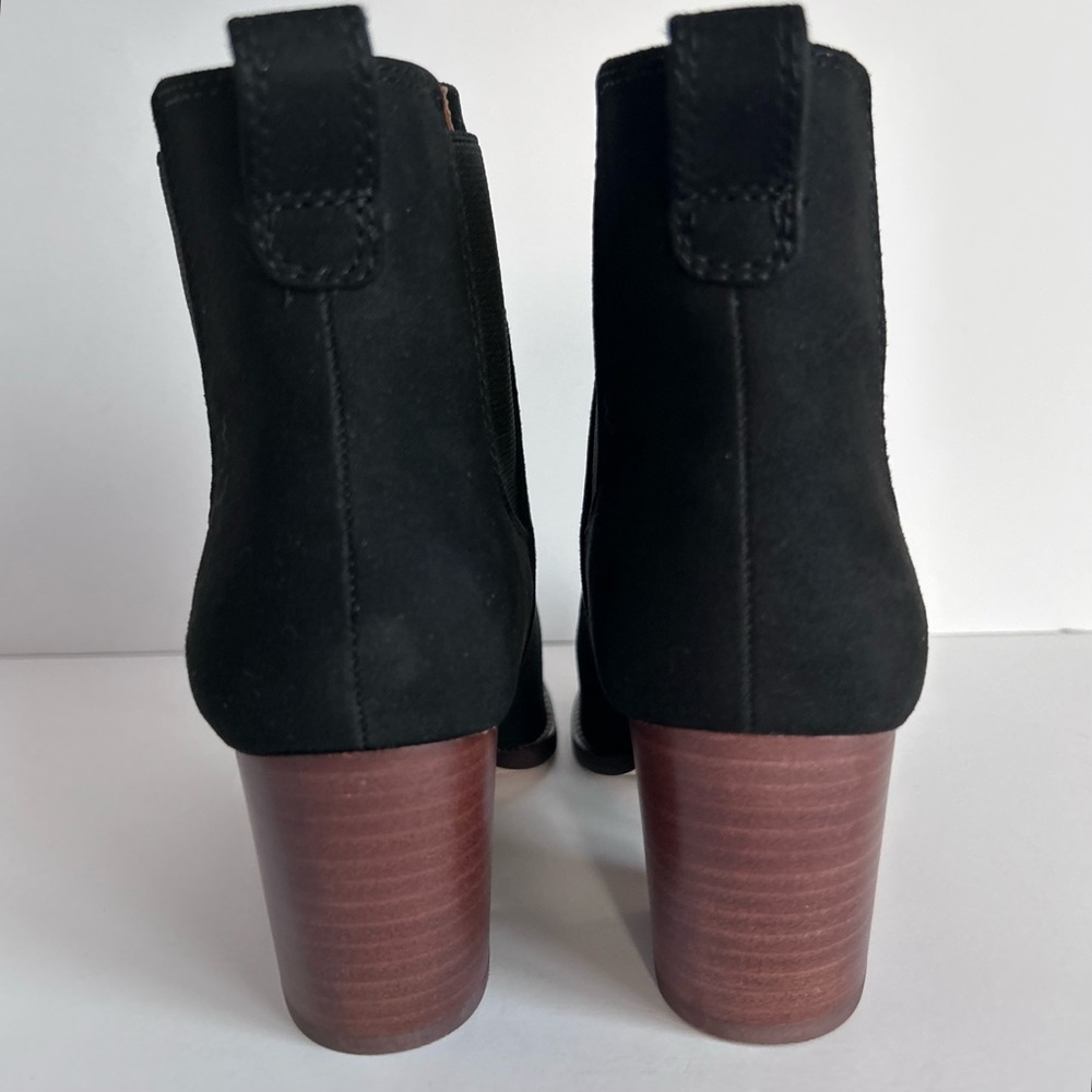 🍒NEW IN BOX J. Crew Factory Rory Microsuede Boots. Black Suede. Size: 8.5 - Picture 8 of 11
